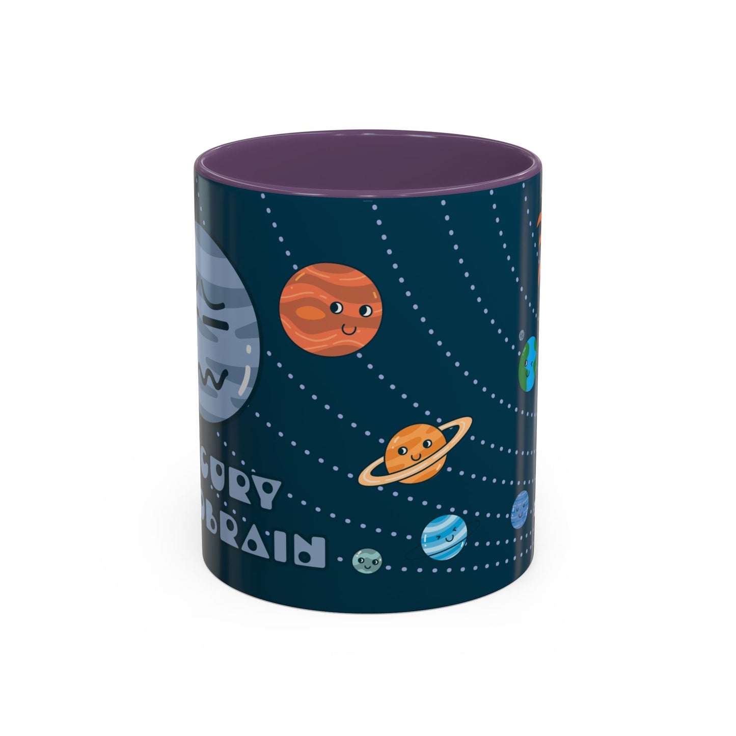 Cute Planets - Mercury Retrobrain Accent Coffee Mug