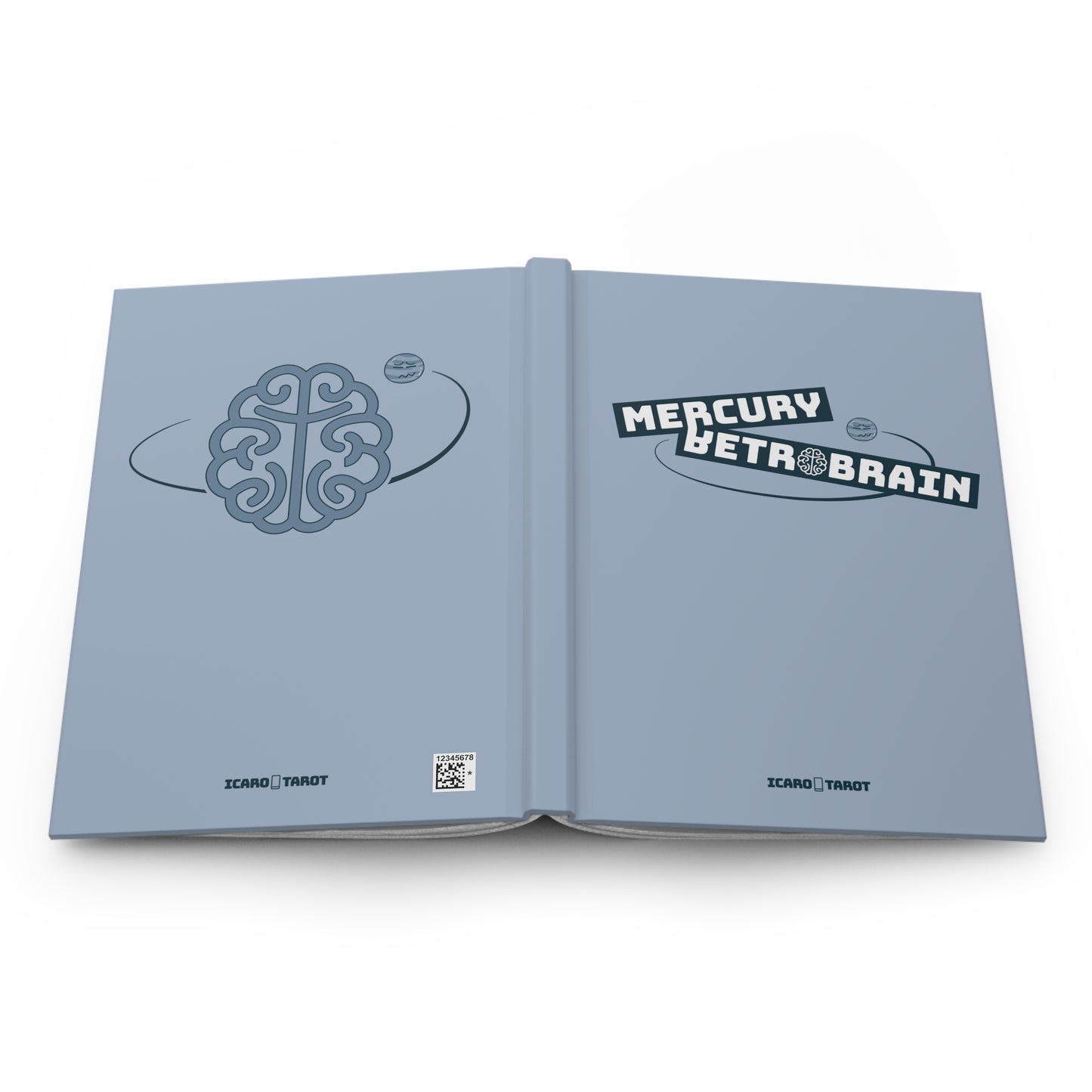 Mercury Retro Brain Hardcover Journal
