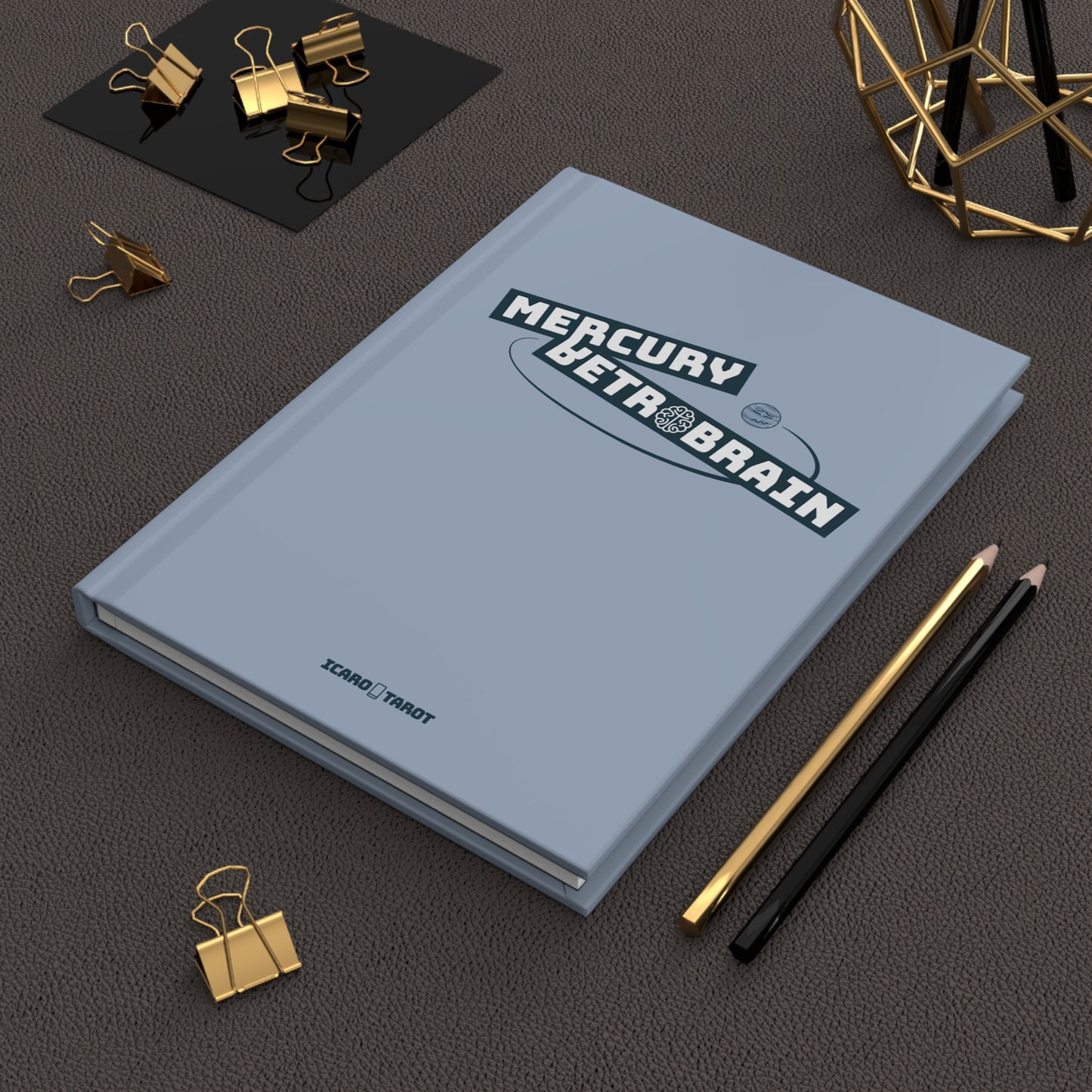 Mercury Retro Brain Hardcover Journal