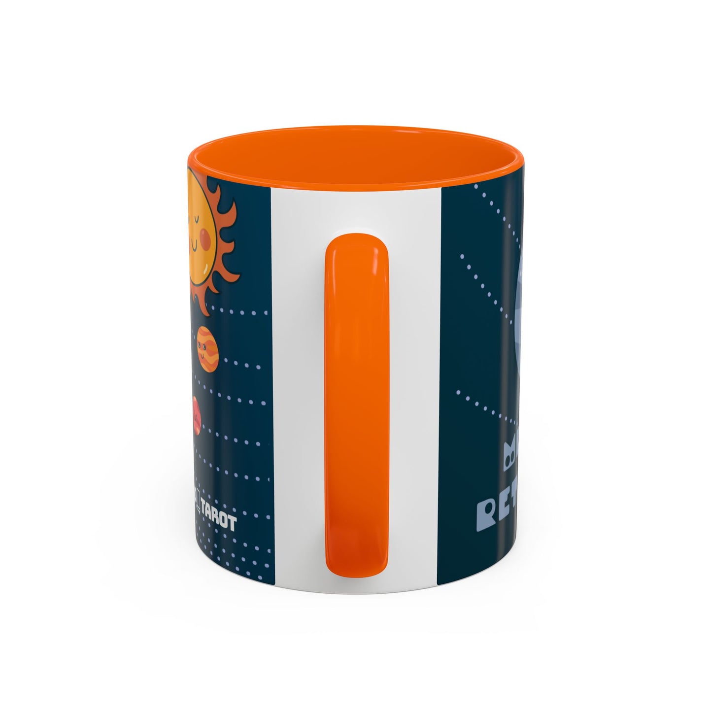Cute Planets - Mercury Retrobrain Accent Coffee Mug