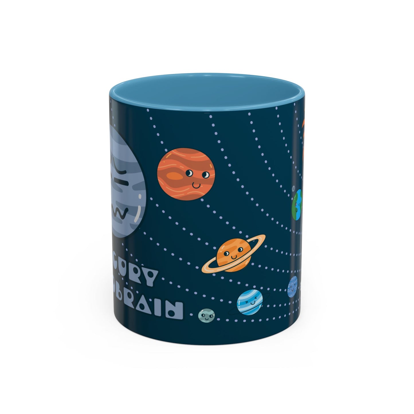 Cute Planets - Mercury Retrobrain Accent Coffee Mug