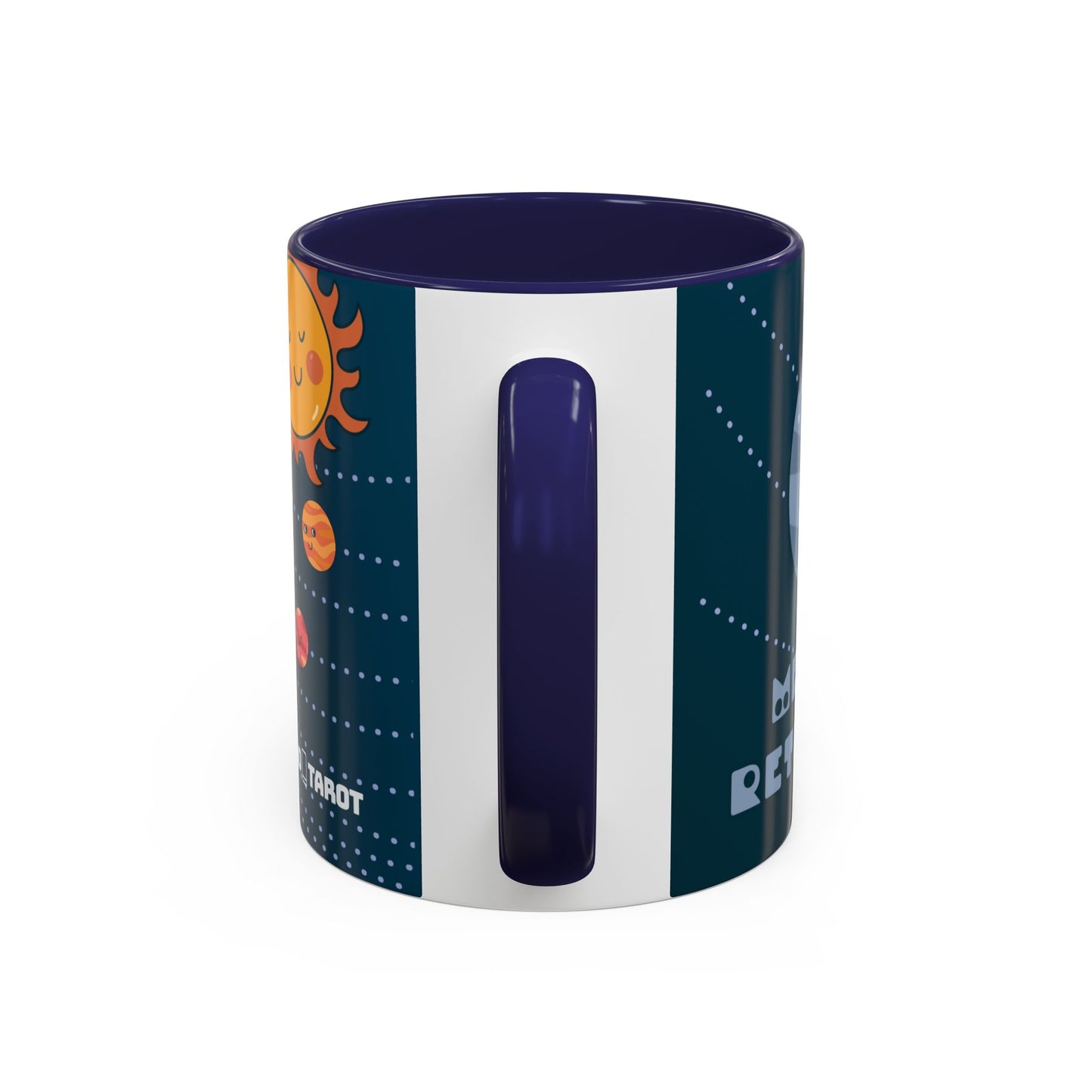 Cute Planets - Mercury Retrobrain Accent Coffee Mug