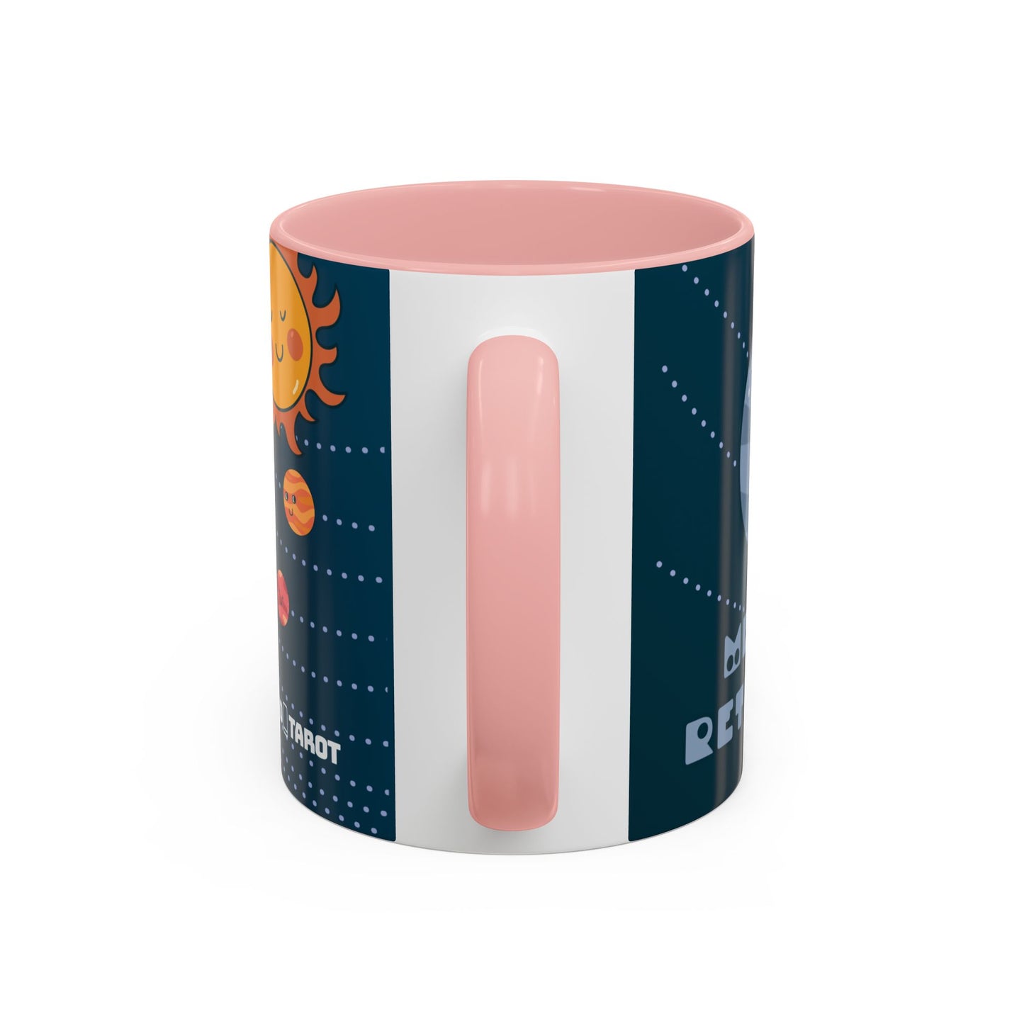 Cute Planets - Mercury Retrobrain Accent Coffee Mug