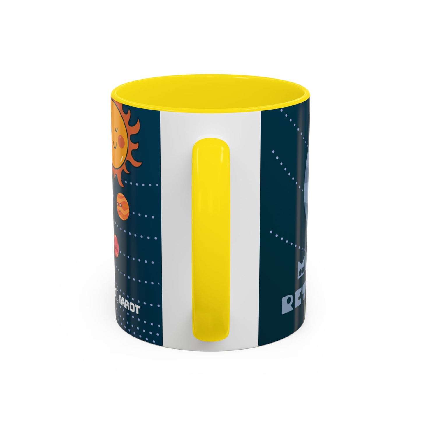 Cute Planets - Mercury Retrobrain Accent Coffee Mug