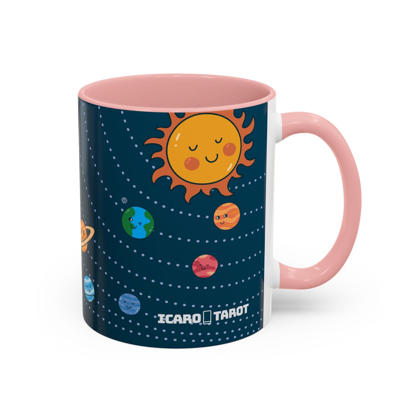 Cute Planets - Mercury Retrobrain Accent Coffee Mug