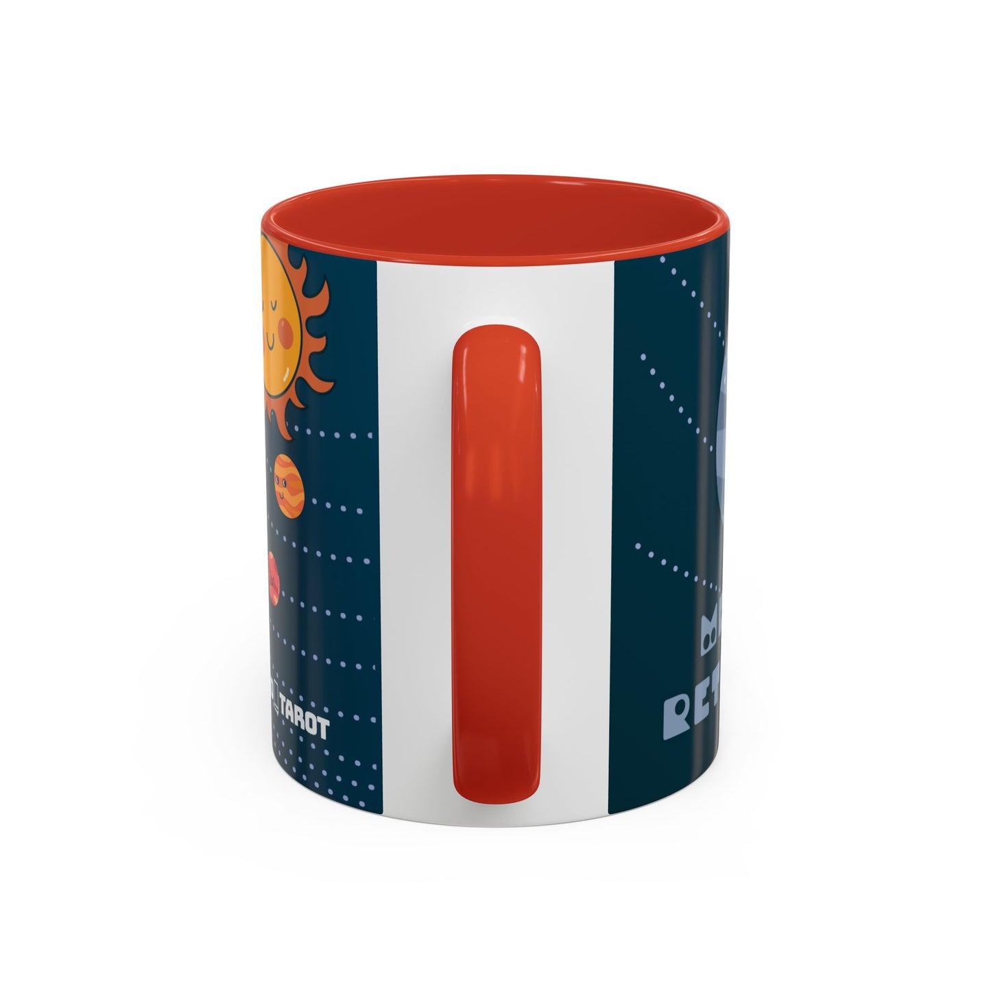 Cute Planets - Mercury Retrobrain Accent Coffee Mug