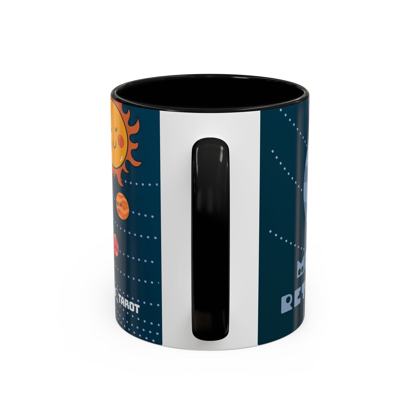 Cute Planets - Mercury Retrobrain Accent Coffee Mug