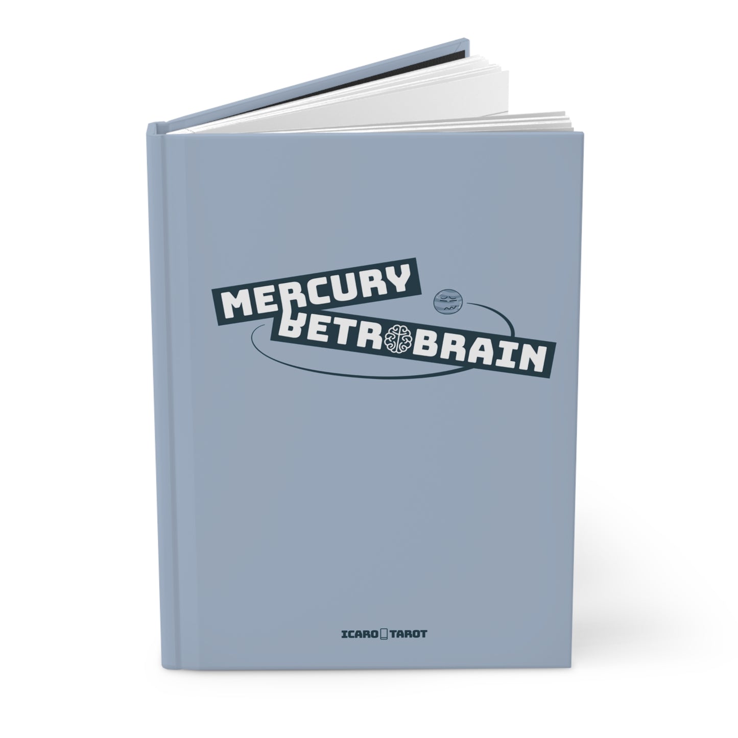 Mercury Retro Brain Hardcover Journal