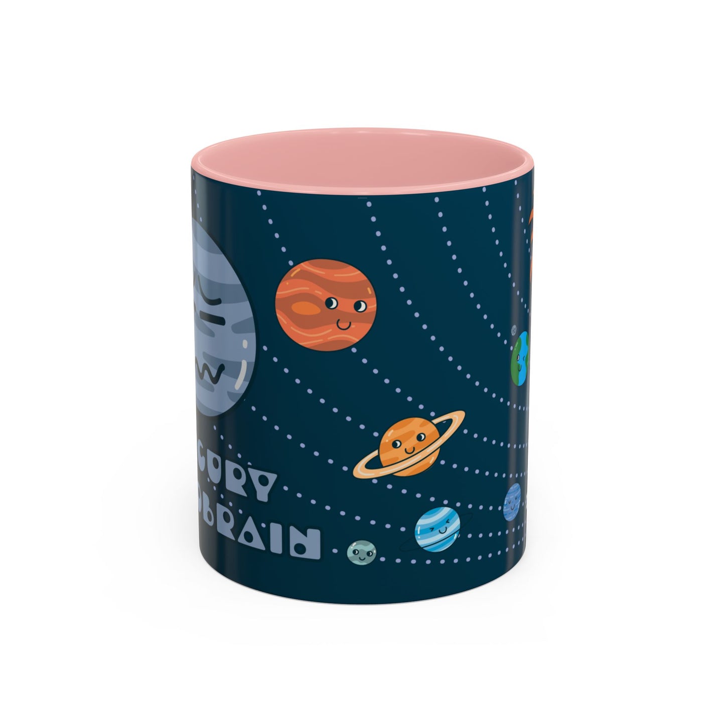Cute Planets - Mercury Retrobrain Accent Coffee Mug