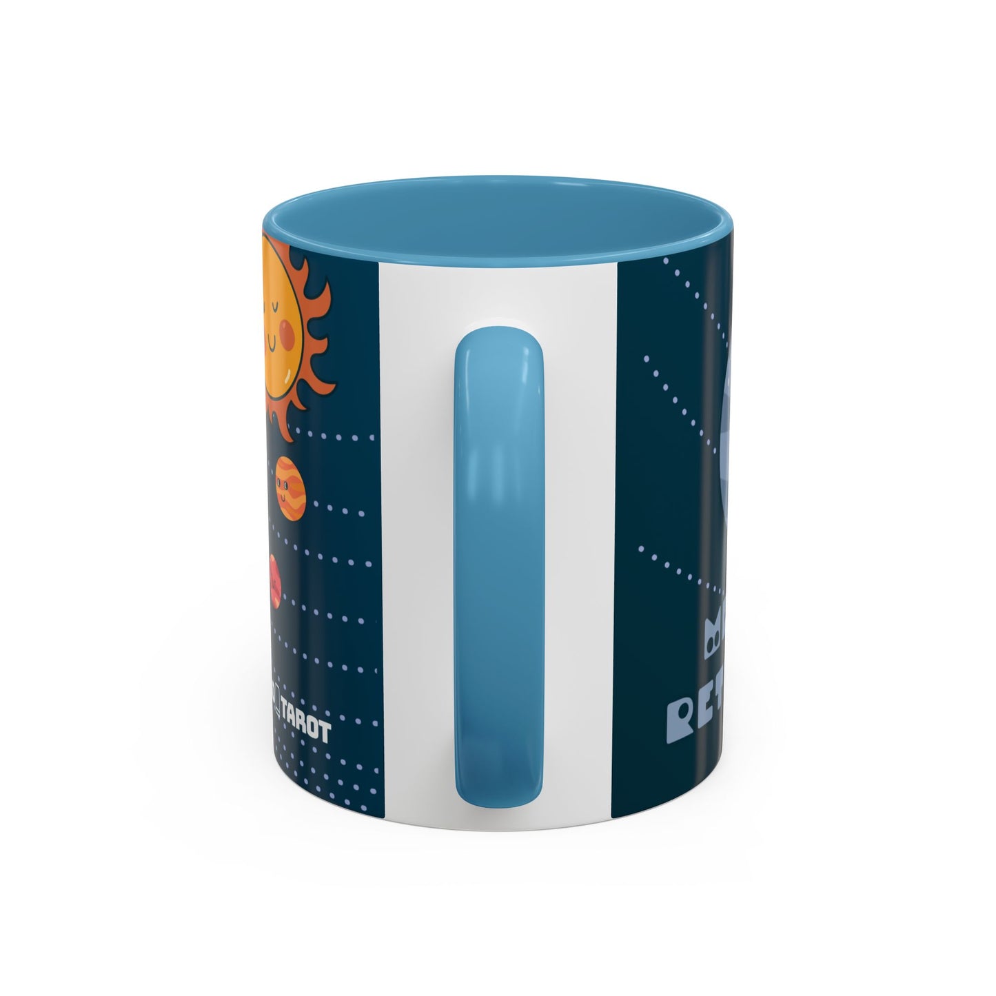Cute Planets - Mercury Retrobrain Accent Coffee Mug