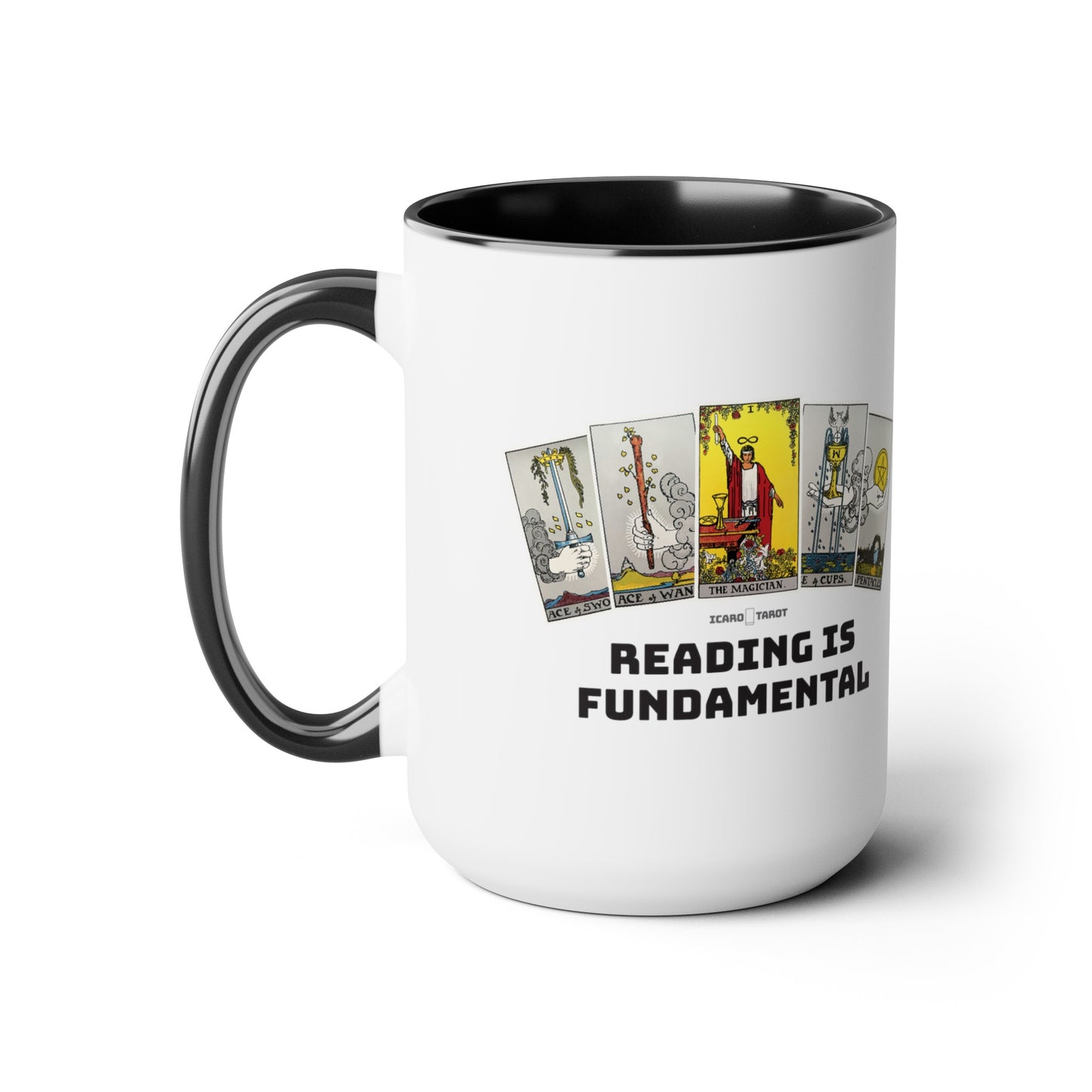 Reading Is Fundamental Two-Tone Coffee Mugs, 15oz