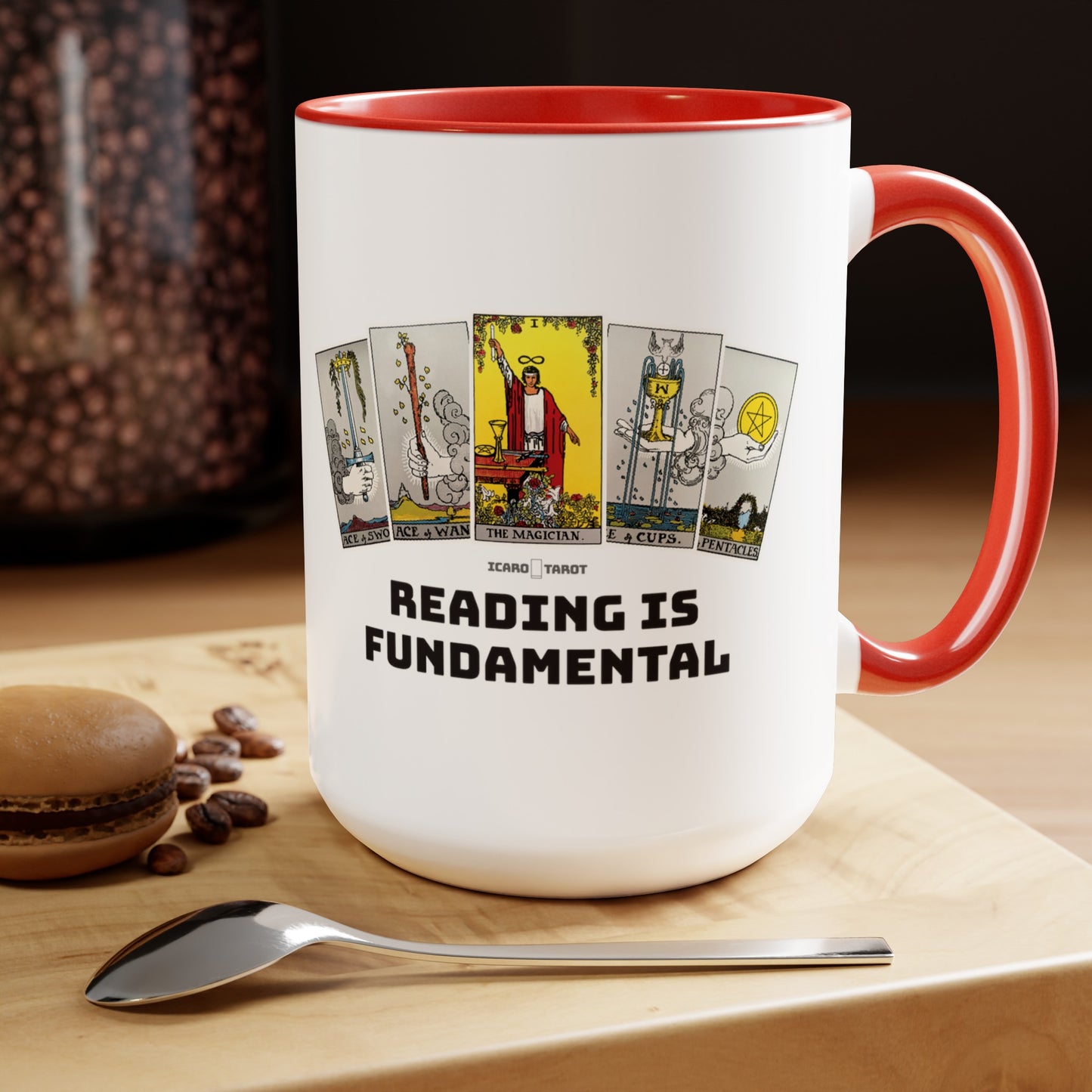 Reading Is Fundamental Two-Tone Coffee Mugs, 15oz