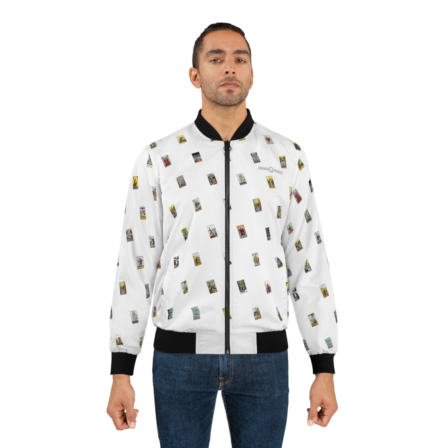 Men's Bomber Jacket (White)