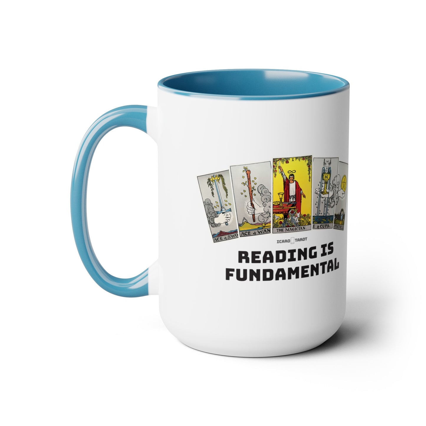 Reading Is Fundamental Two-Tone Coffee Mugs, 15oz