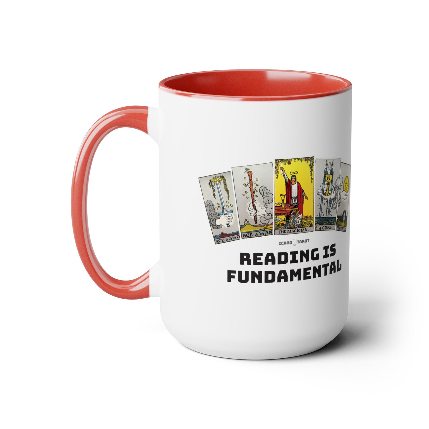 Reading Is Fundamental Two-Tone Coffee Mugs, 15oz