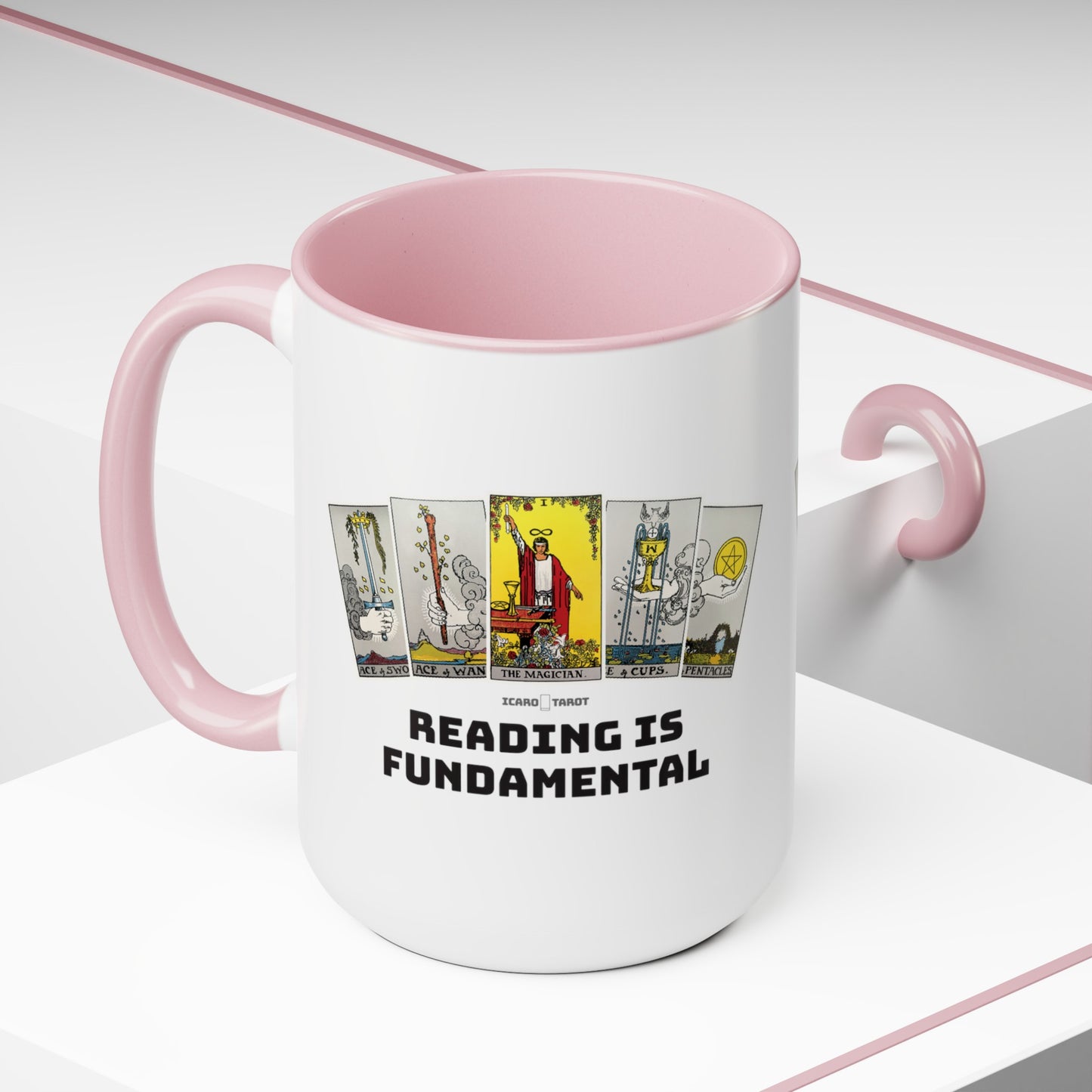 Reading Is Fundamental Two-Tone Coffee Mugs, 15oz