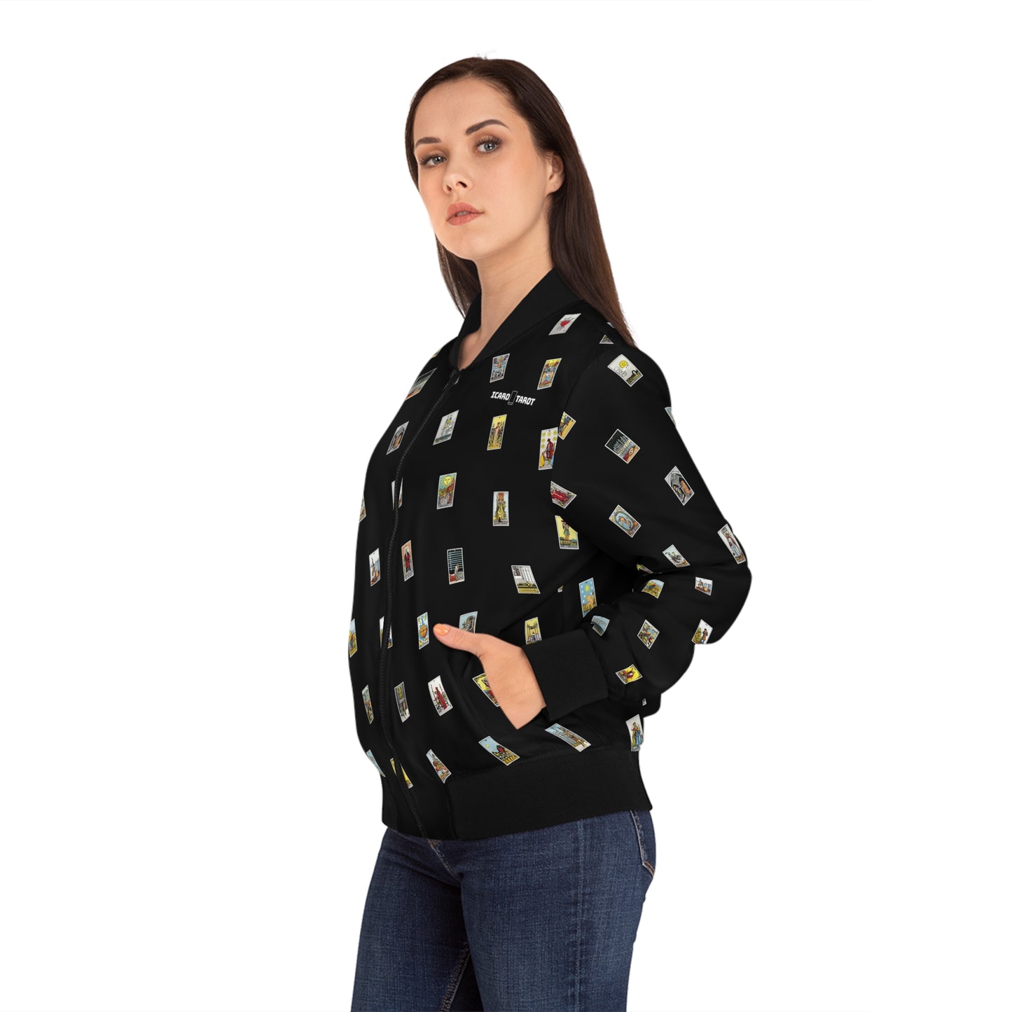 Women's Bomber Jacket (Black)