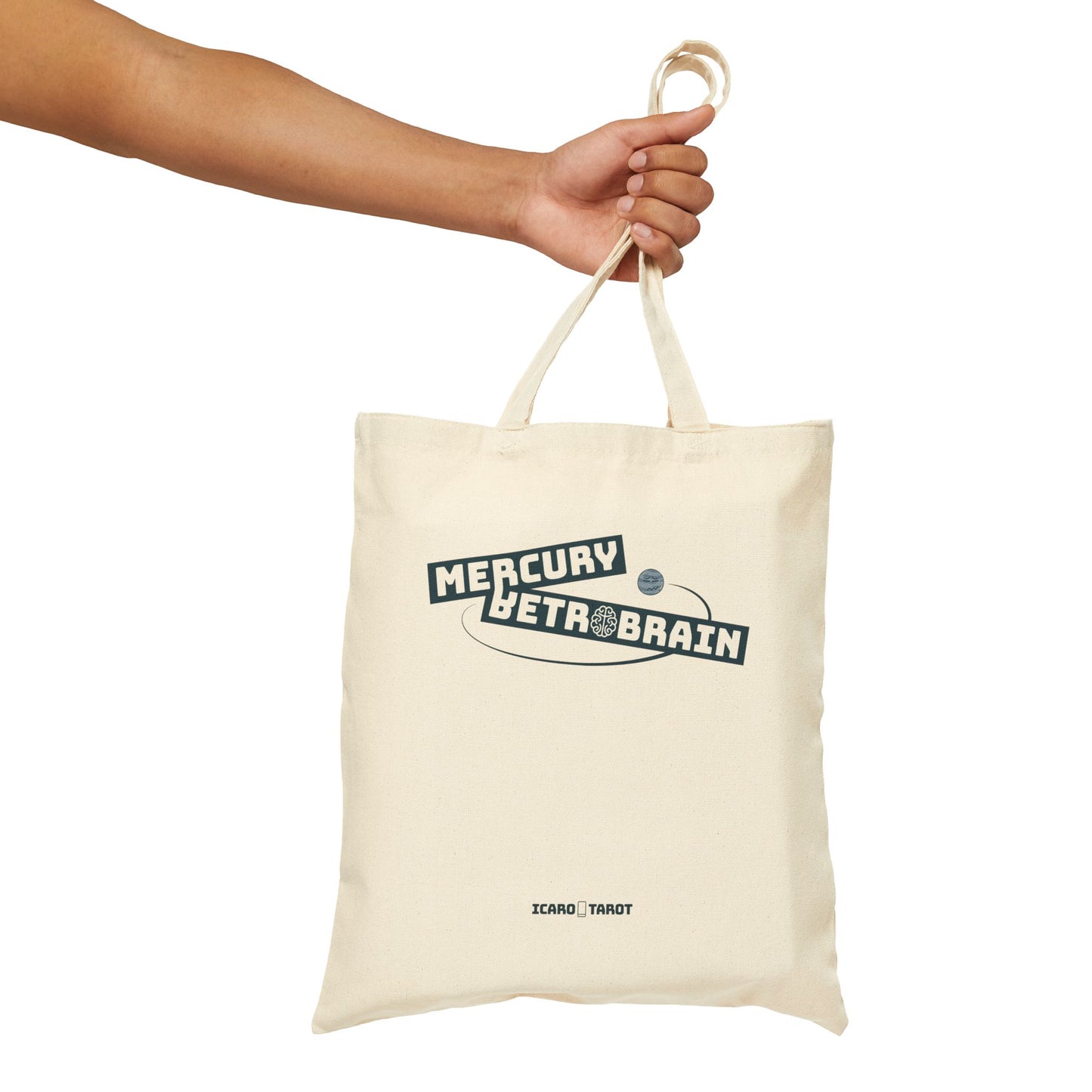 Mercury Retrobrain Cotton Canvas Tote Bag