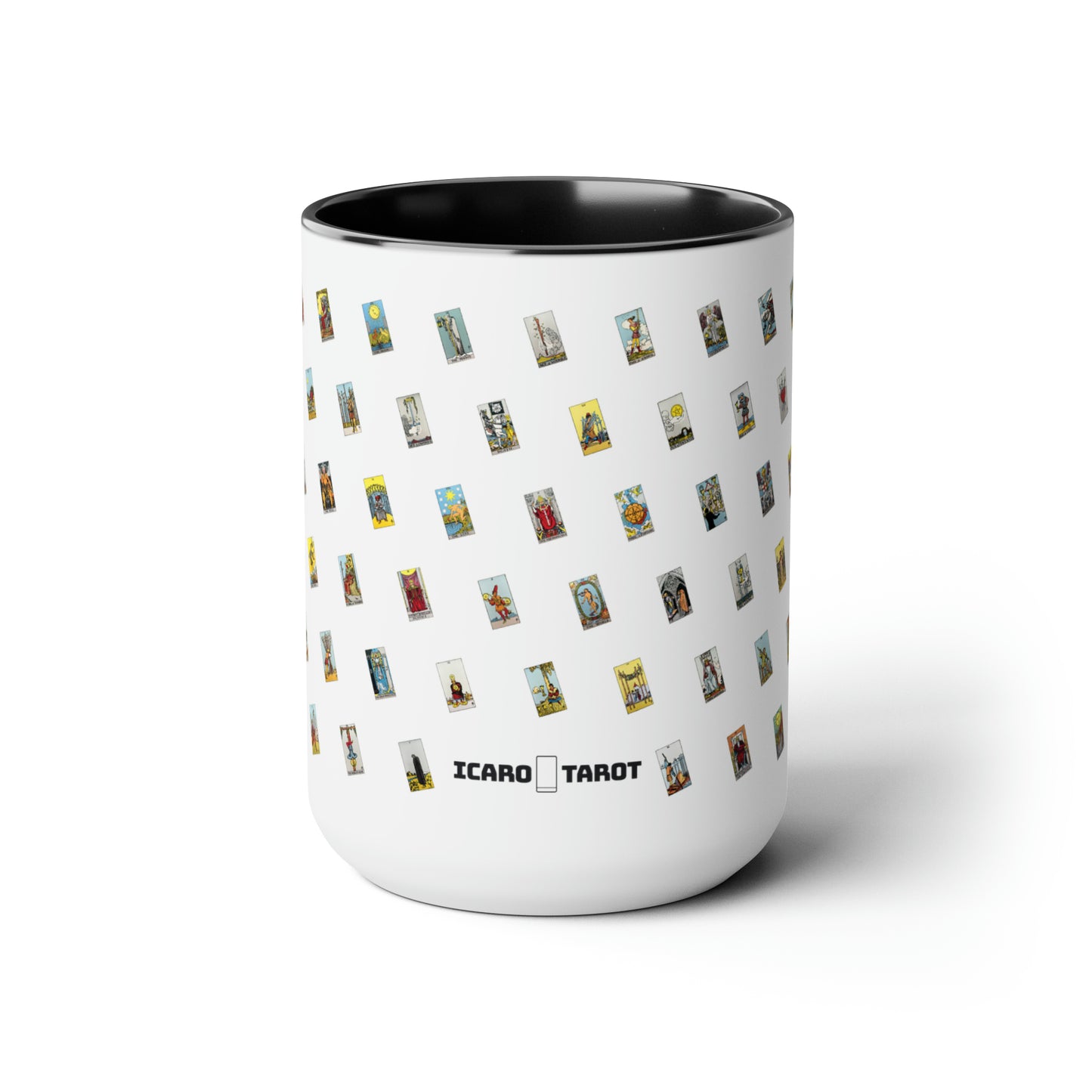 Two-Tone Coffee Mugs, 15oz