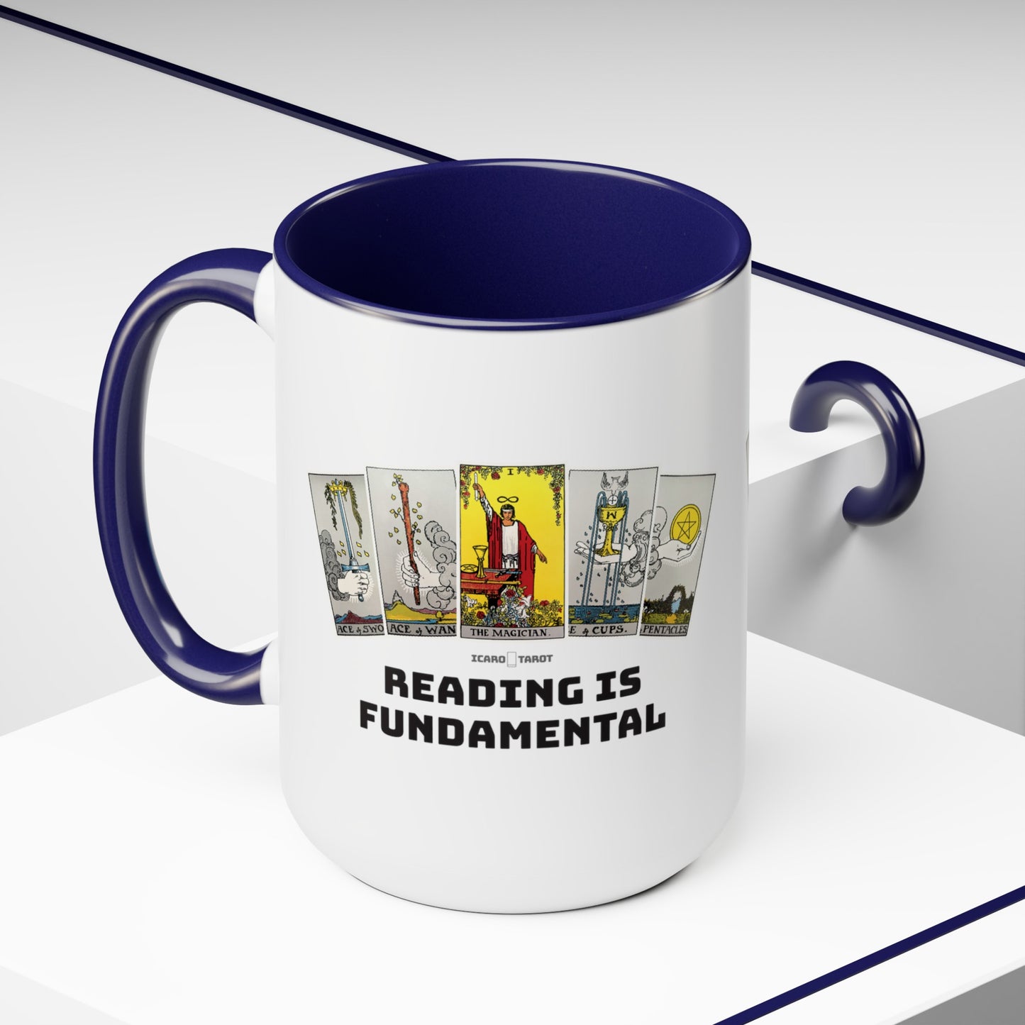 Reading Is Fundamental Two-Tone Coffee Mugs, 15oz