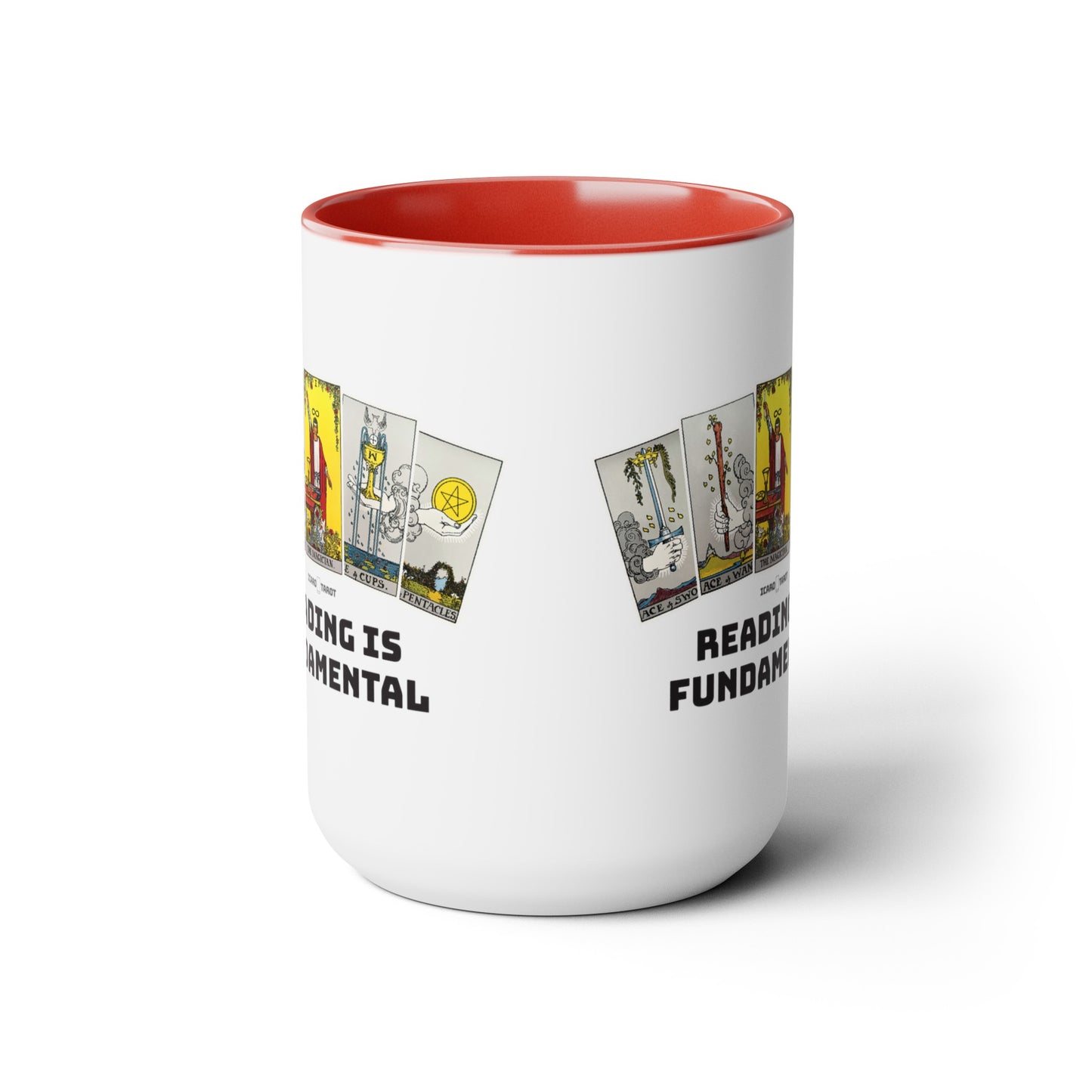 Reading Is Fundamental Two-Tone Coffee Mugs, 15oz