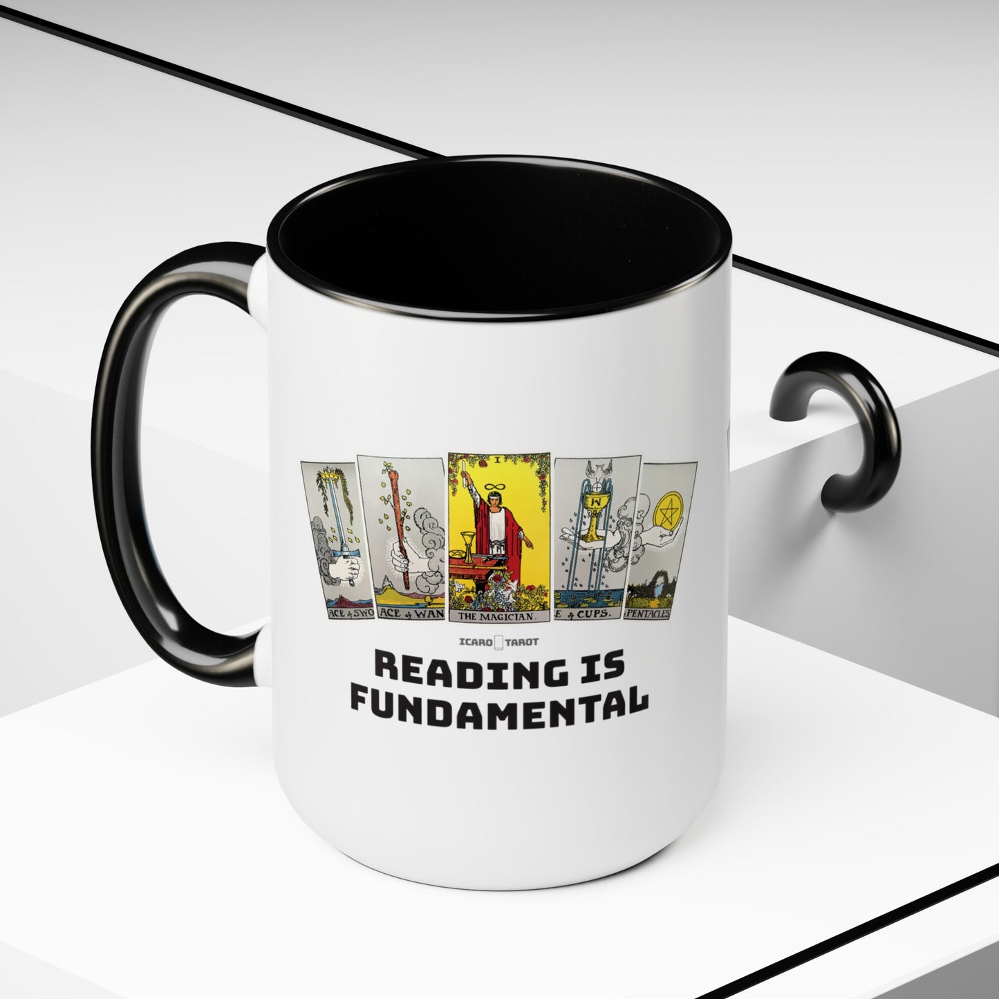 Reading Is Fundamental Two-Tone Coffee Mugs, 15oz