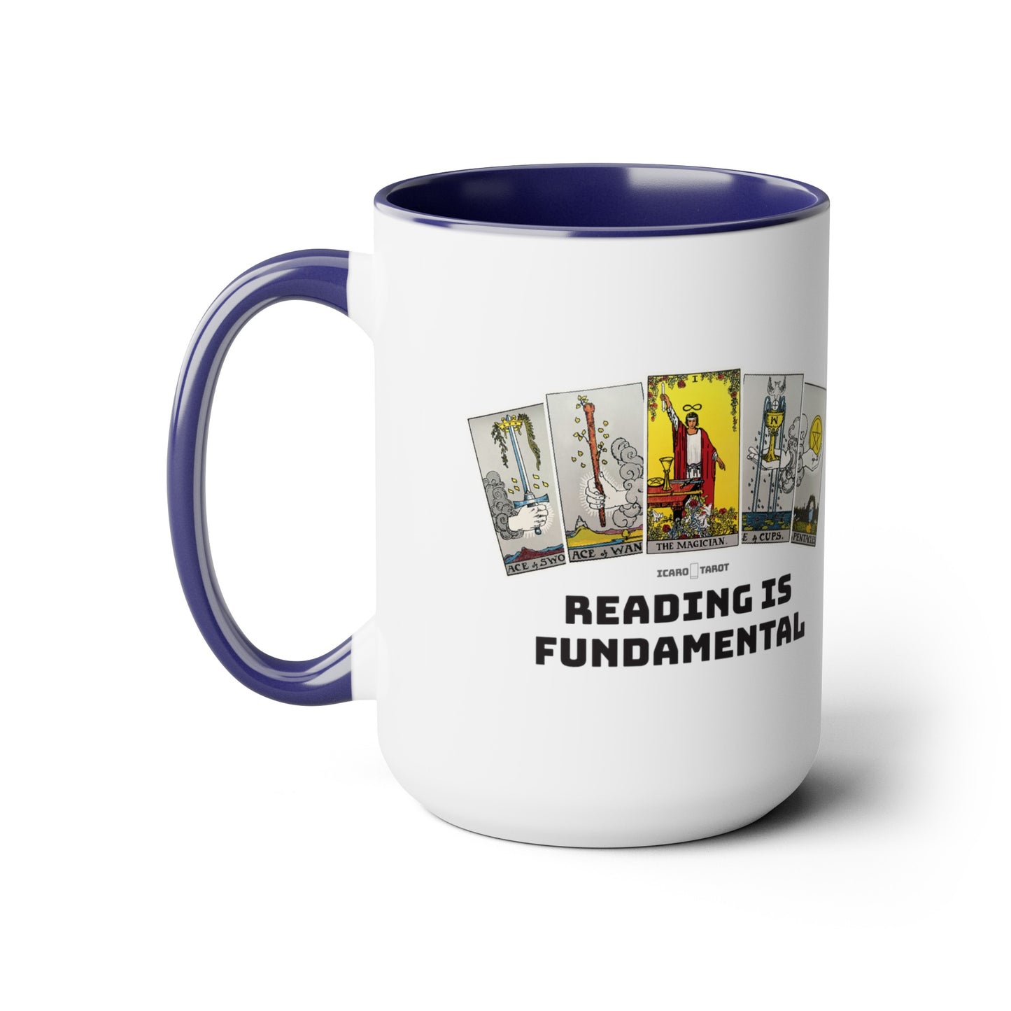 Reading Is Fundamental Two-Tone Coffee Mugs, 15oz