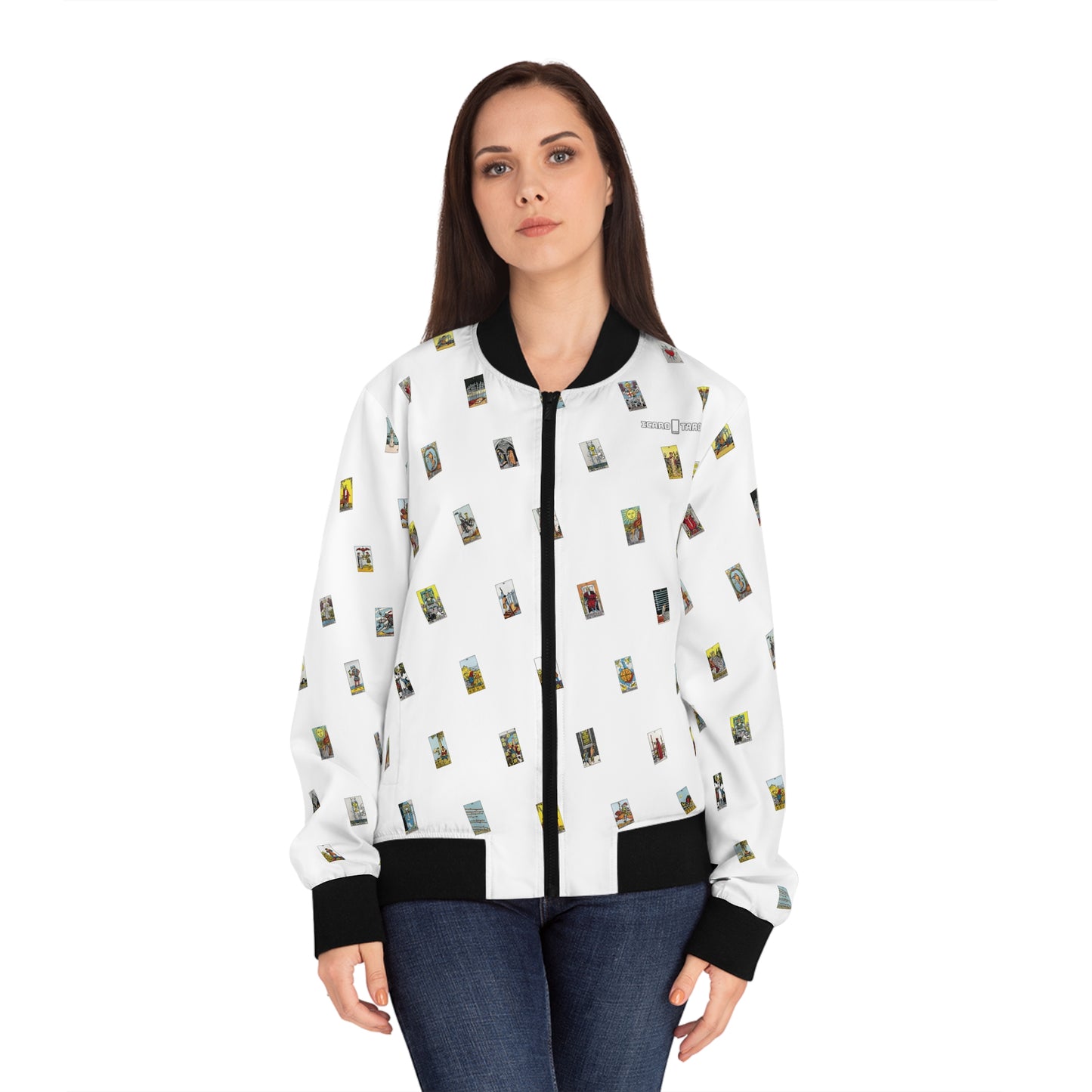 Women's Bomber Jacket (White)