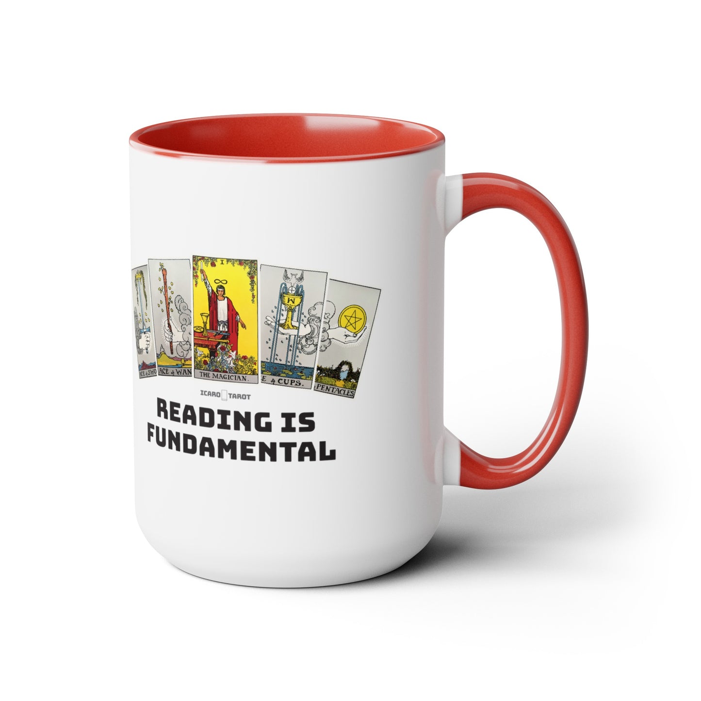 Reading Is Fundamental Two-Tone Coffee Mugs, 15oz