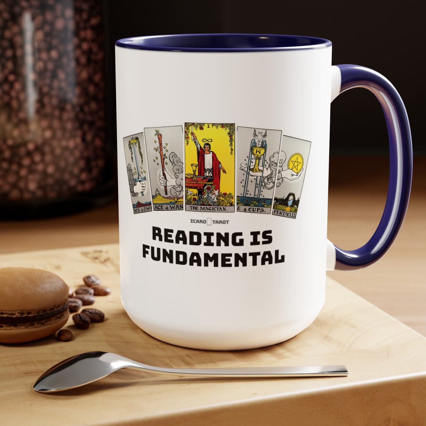 Reading Is Fundamental Two-Tone Coffee Mugs, 15oz