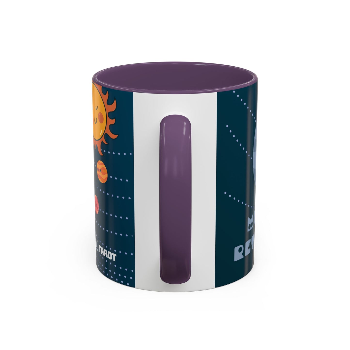 Cute Planets - Mercury Retrobrain Accent Coffee Mug