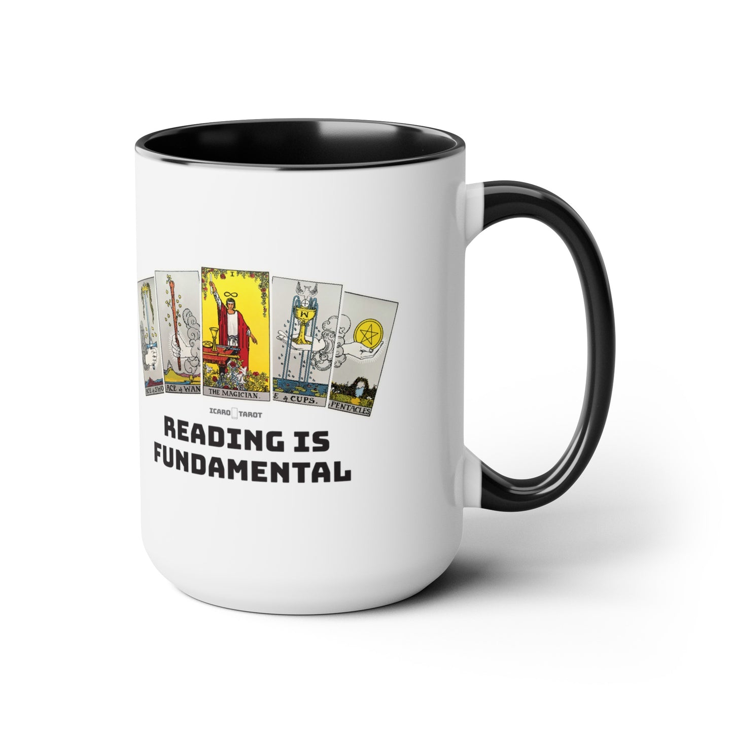 Reading Is Fundamental Two-Tone Coffee Mugs, 15oz