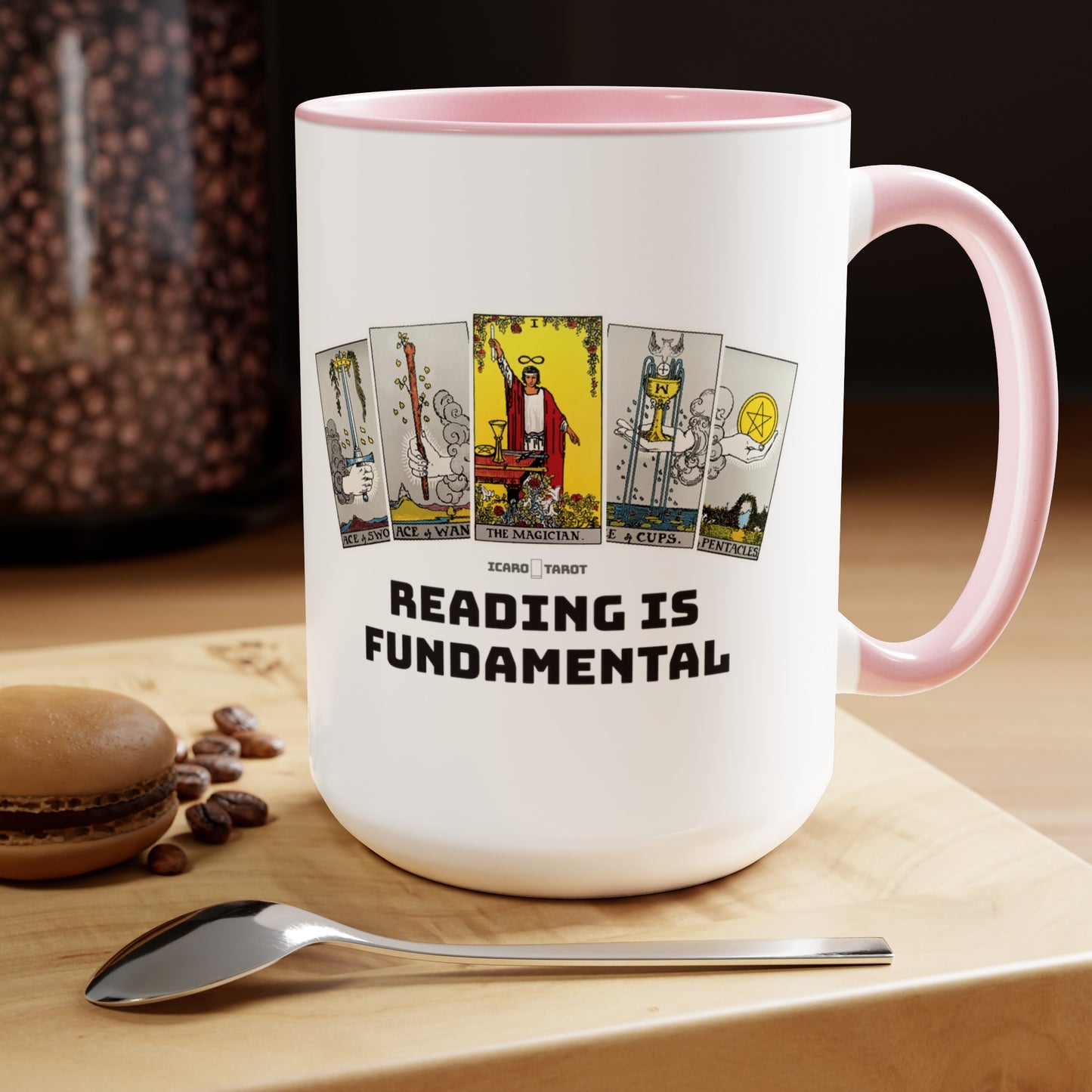 Reading Is Fundamental Two-Tone Coffee Mugs, 15oz