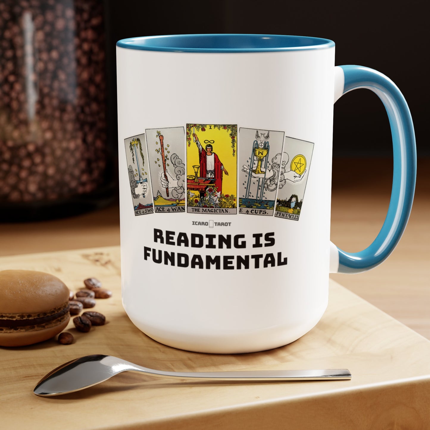 Reading Is Fundamental Two-Tone Coffee Mugs, 15oz