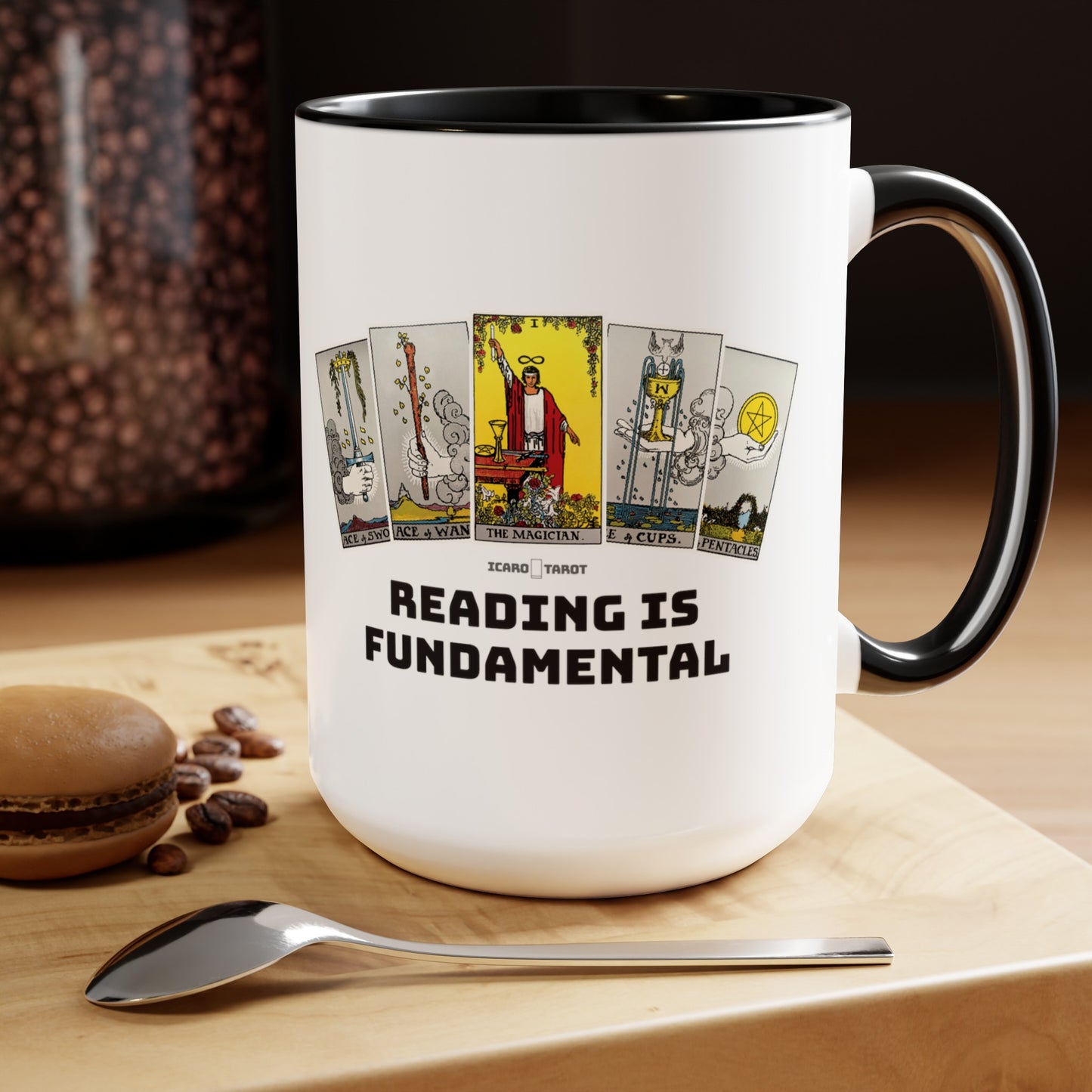 Reading Is Fundamental Two-Tone Coffee Mugs, 15oz